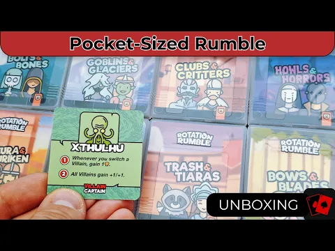 Rotation Rumble | Unboxing - A Pocket-Sized Card Brawler