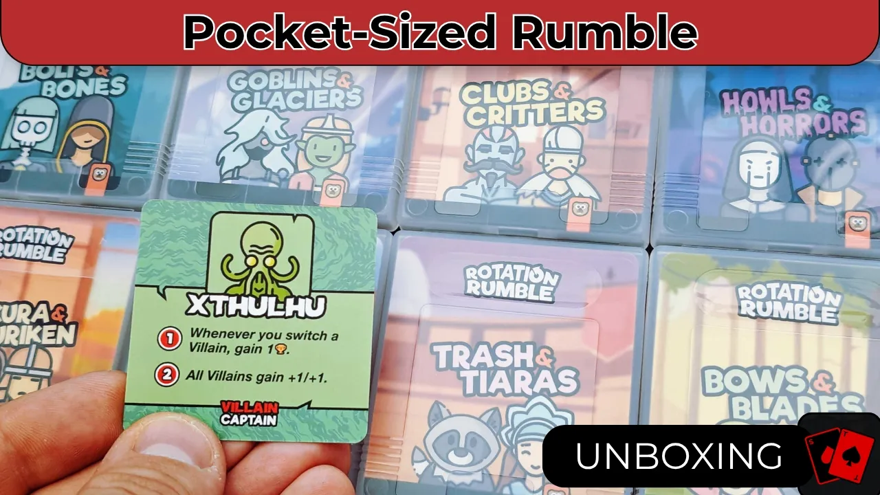 Rotation Rumble | Unboxing - A Pocket-Sized Card Brawler