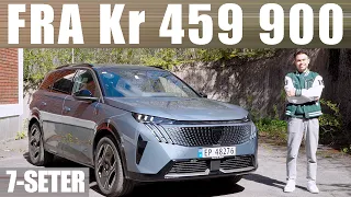 Peugoet E 5008 | Norges BILLIGSTE 7-SETER SUV !
