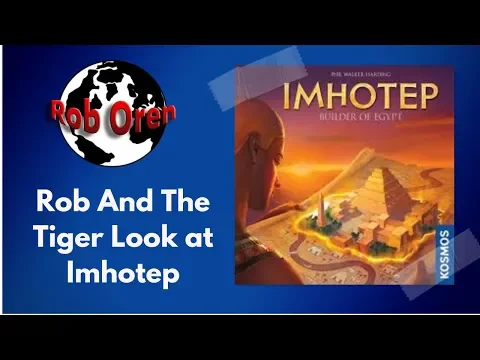 Rob And The Tiger Look at Imhotep