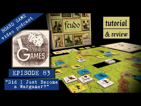 How to Play FEUDO BOARD GAME Review & Full Rules Tutorial E83: A Hidden Gem Medieval Wargame Euro