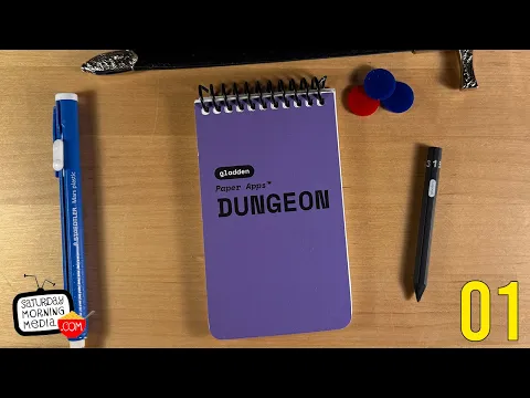 Overview & Floor 1 Live Play | Paper Apps DUNGEON | gladden design | RPG | Dungeon Crawler