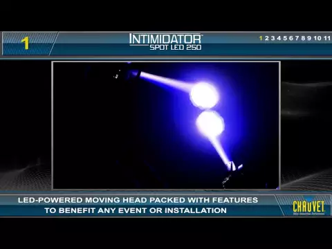 Product video thumbnail for Chauvet Intimidator Spot LED 250 Moving Head Light