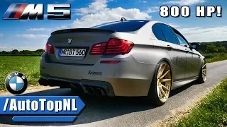 800HP BMW M5 F10 Akrapovic Exhaust SOUND & BURNOUT by AutoTopNL