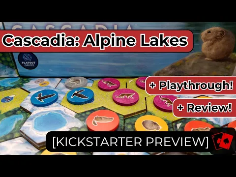 Kickstarter Preview | Cascadia: Alpine Lakes (Solo Playthrough + Review)