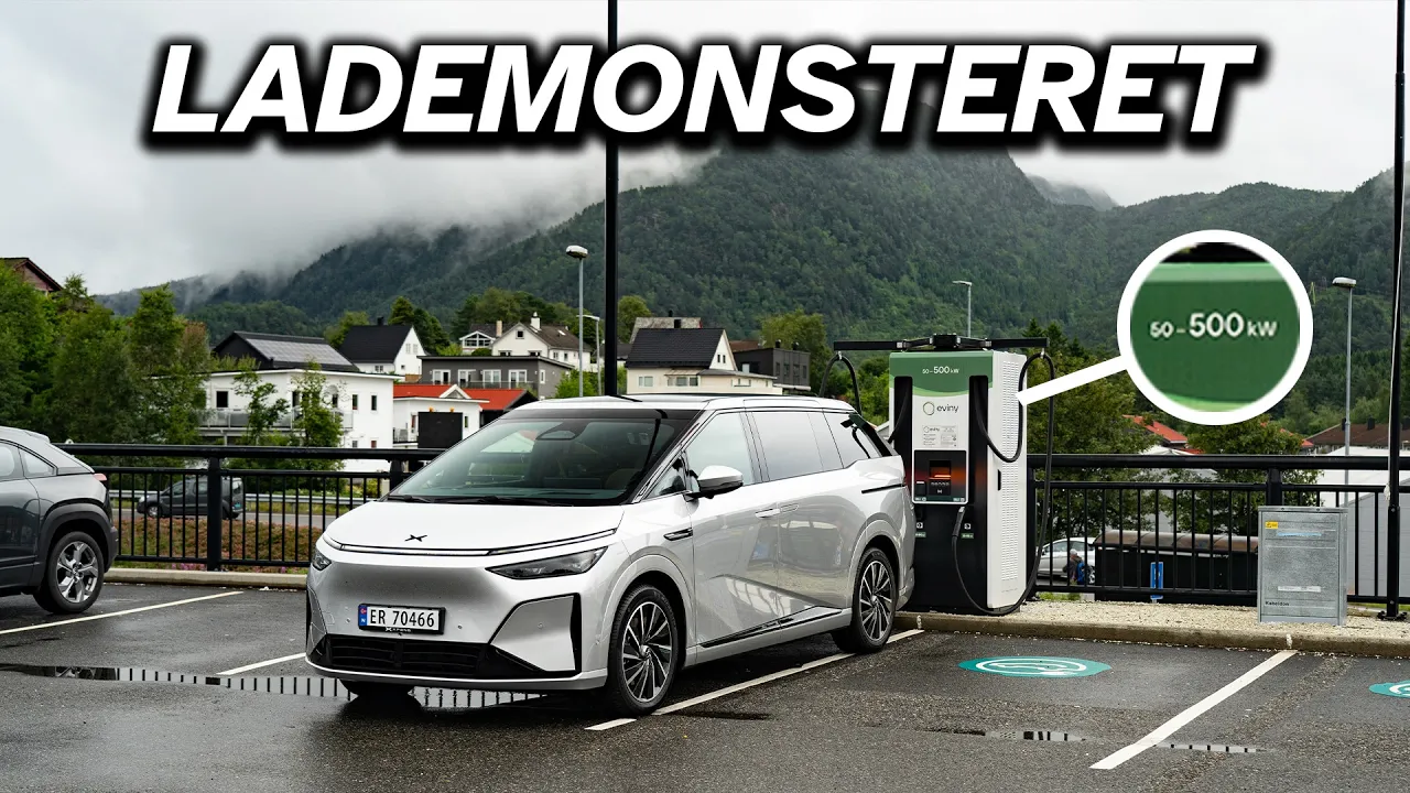 Hvorfor rask lading er den ENESTE løsningen for store elbiler! XPeng X9 AWD Performance ladetest
