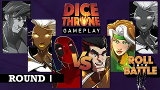 Dice Throne ROLL INTO BATTLE 2 Gameplay | Round 1 (Danicha vs SuperK)