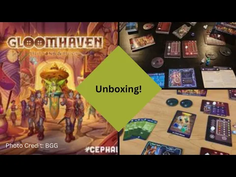 Gloomhaven Button and Bugs Unboxing