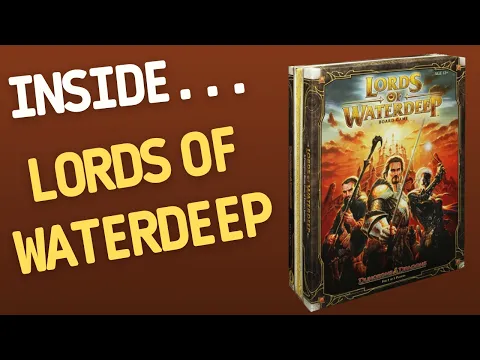 Inside...LORDS OF WATERDEEP Board Game (4K)