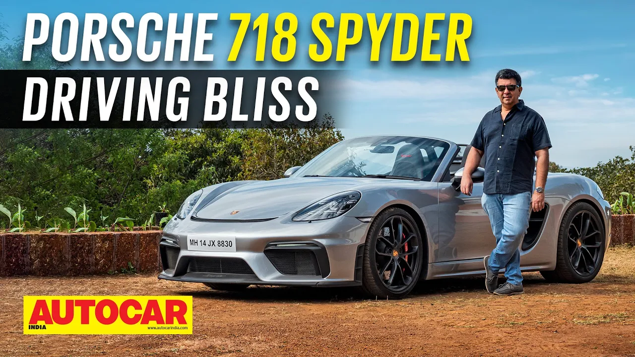 Porsche 718 Spyder review - Driving bliss! | Autocar India