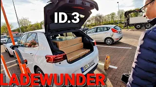 Mit dem Elektroauto ID.3 zum Baumarkt! Mega Stauraum und Platz :)