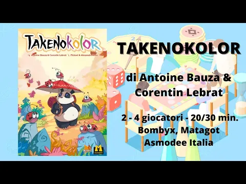 Takenokolor (gioco da tavolo) - Tutorial italiano