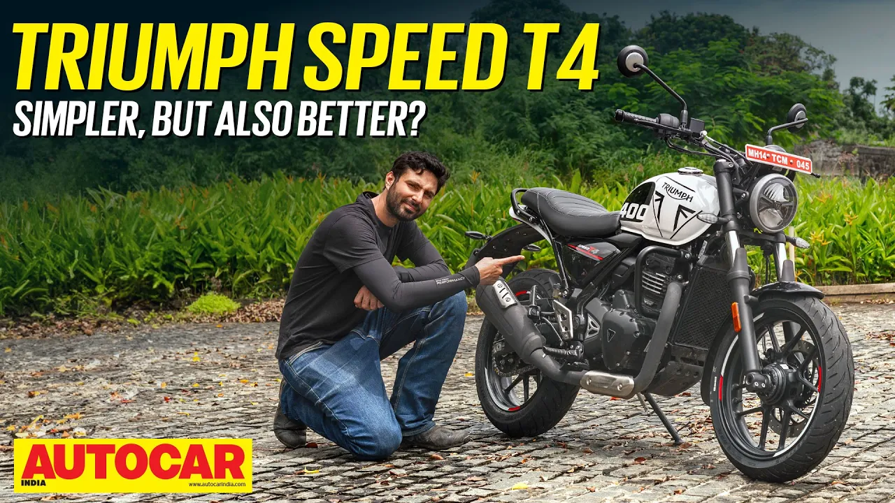 Triumph Speed T4 review - The most affordable Triumph motorcycle | First Ride | Autocar India