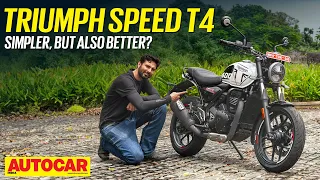 Triumph Speed T4 review - The most affordable Triumph motorcycle | First Ride | Autocar India