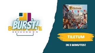 Board Game Breakdown BURST - Tiletum
