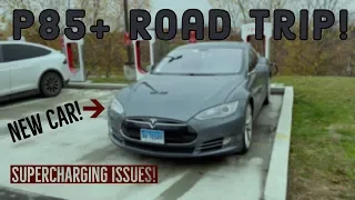 Model S P85+ | Road trip to Boston and Supercharger Issues? New car!