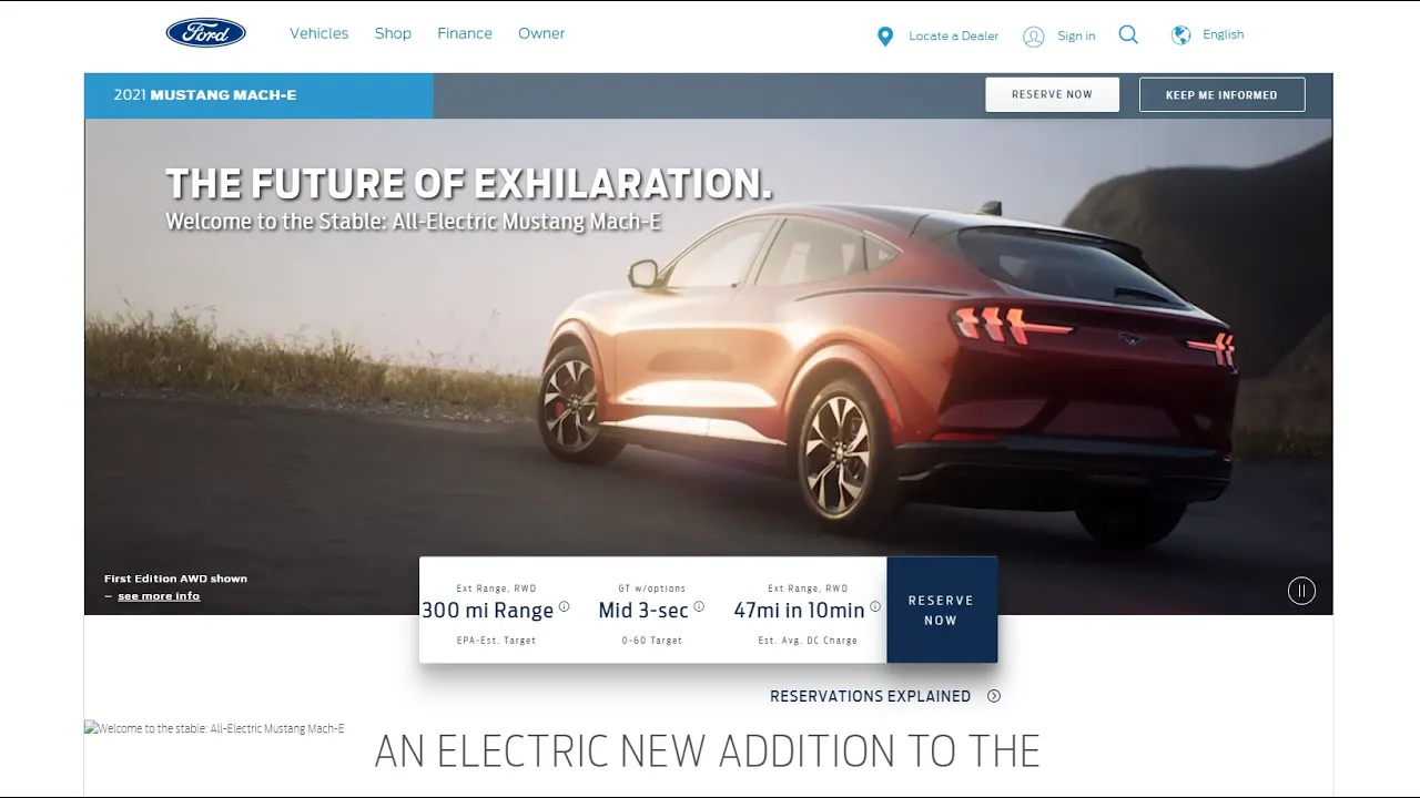 Mustang Mach-E Leaked! | Ford's New all-Electric Car