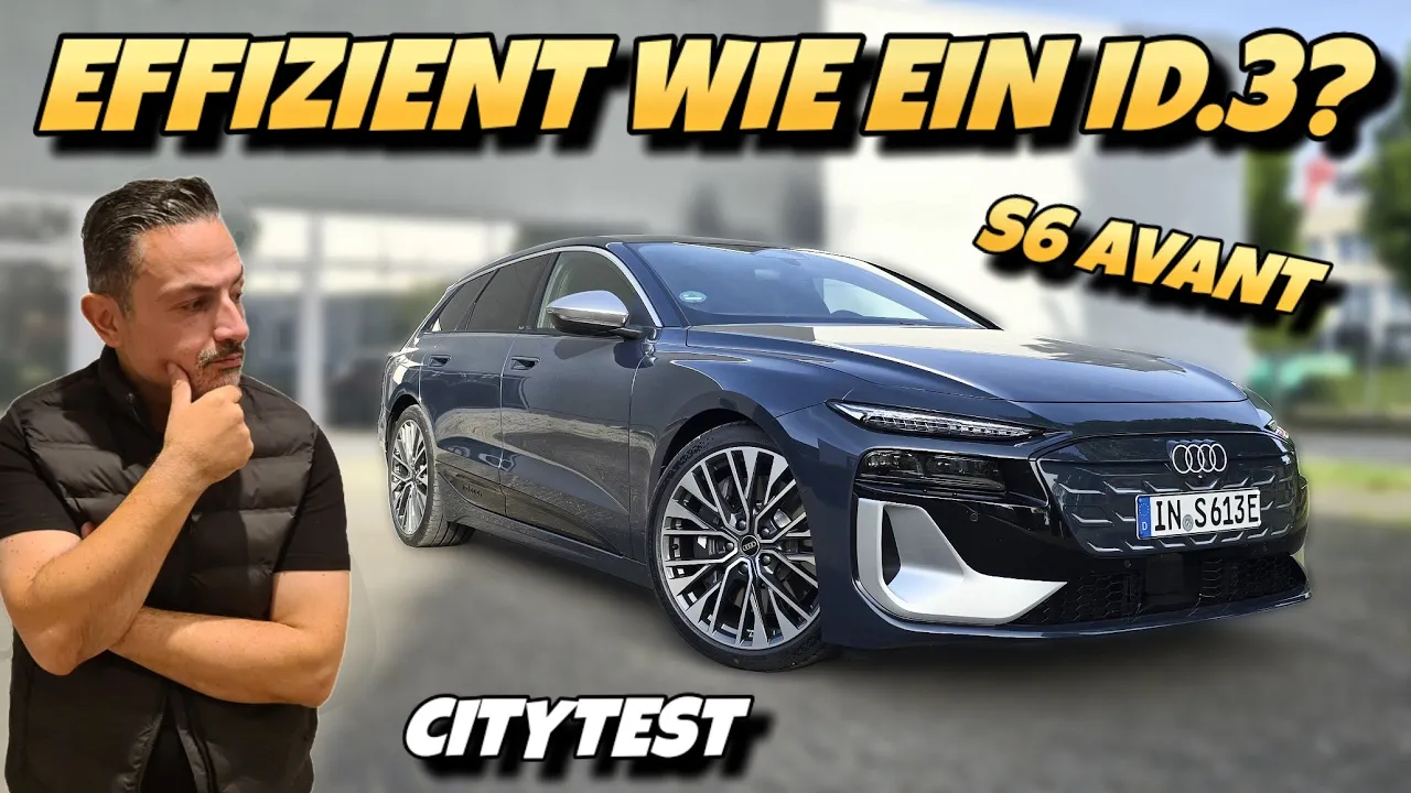 Audi S6 e-tron Avant Citytest. Verbrauch im Alltag. #elektroauto