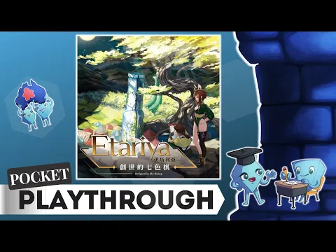 Etariya🎆 🏘- Board Game, Playthrough with Tarrant and Stella
