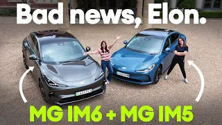 FIRST DRIVE: MG takes on Tesla with new IM5 and IM6. Game over, Elon?