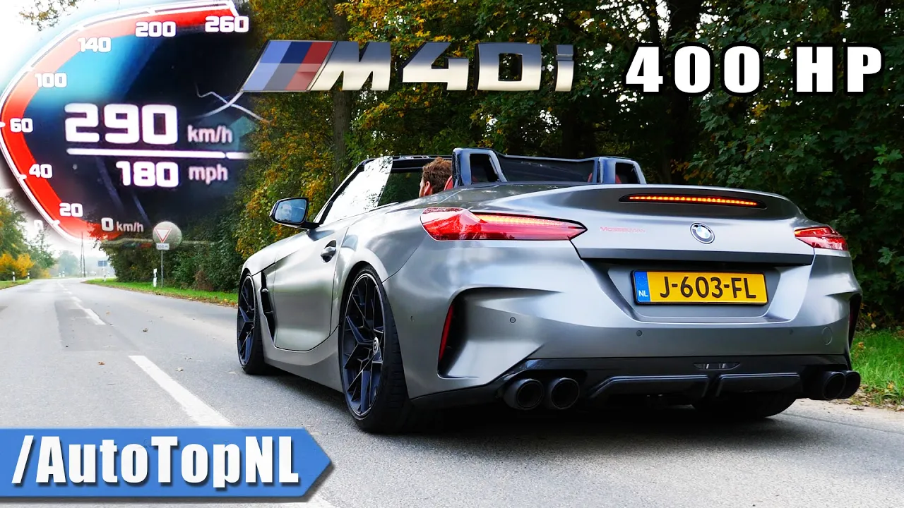 400HP BMW Z4 M40i Mosselman | 0-290 ACCELERATION POV & REMUS EXHAUST SOUND by AutoTopNL