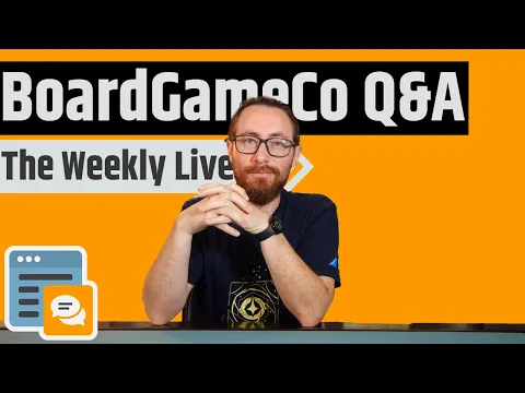 BoardGameCo Q&A 8/14/2025 - The Weekly Live