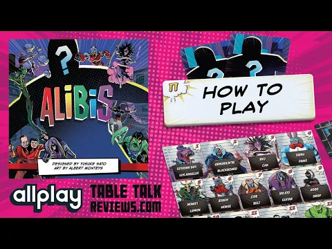 Alibis How to Play & Preview | Table Talk Reviews