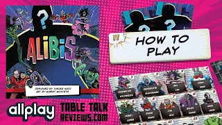 Alibis How to Play & Preview | Table Talk Reviews