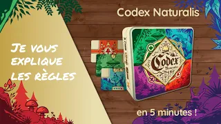 Je vous explique les règles de CODEX NATURALIS en moins de 5 minutes!