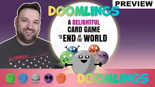 Doomlings - A Delightful Card Game of the End of the World - Preview iwith Game Brigade