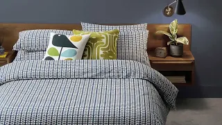 Orla Kiely Tiny Stem Whale Bedding product video.