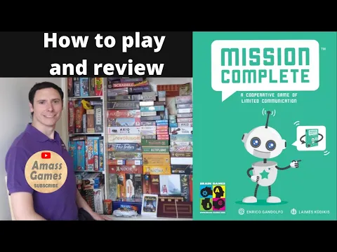 Mission Complete how to setup play and review board game Castle Con AmassGames 4K #games #boardgame