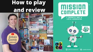 Mission Complete how to setup play and review board game Castle Con AmassGames 4K #games #boardgame
