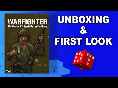 Warfighter: The Vietnam War Special Forces Card Game - UNBOXING & FIRST LOOK