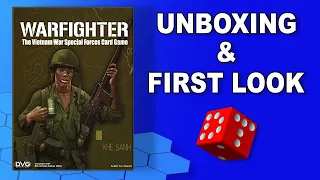 Warfighter: The Vietnam War Special Forces Card Game - UNBOXING & FIRST LOOK