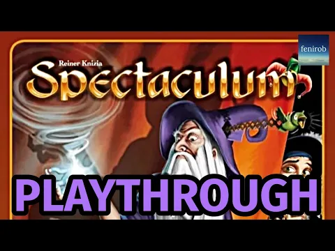 Spectaculum Board Game | Playthrough (3 Players)