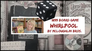 1899 Antique Board Game of Whirlpool by Mcloughlin Bros #antique #boardgames