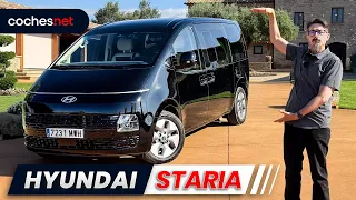 ¡9 PLAZAS! Hyundai STARIA | Prueba monovolumen con etiqueta ECO (híbrido) / Test / Review en español