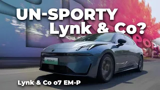 Unique-Looking But Lacks The Drama  Lynk & Co 07 Test Drive