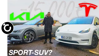KIA EV6 GT vs Tesla Model Y Performance - lohnen sich 15.000€ Aufpreis?