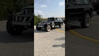 A Six-Wheeled Monster Car 💪 #cars #vehicles #tires