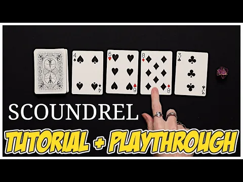 How To Play: Scoundrel | Solo Dungeon Crawler with a Deck of Cards Tutorial!