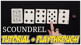 How To Play: Scoundrel | Solo Dungeon Crawler with a Deck of Cards Tutorial!
