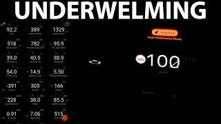 Tesla Model X Long Range Palladium acceleration and noise test