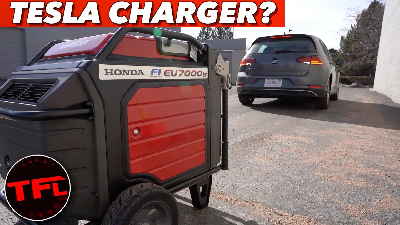 Can You Charge An Electric Car With This BIG Generator? (Part 1 of 3)