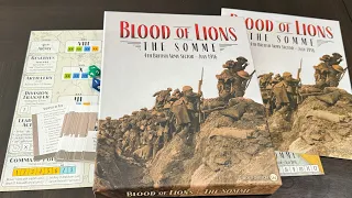 Blood of Lions: The Somme (Worthington) - Unbox & My First Look