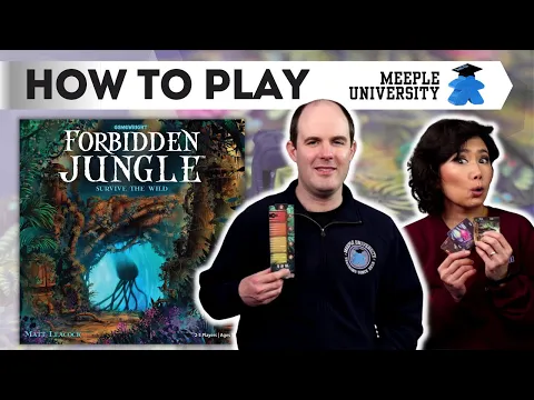 Forbidden Jungle - How to Play. Sliding puzzle cooperative fun game