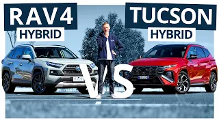 2024 Toyota RAV4 Hybrid vs 2024 Hyundai Tucson Hybrid | Which is the best mid-size hybrid SUV?