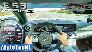 465HP MERCEDES E53 AMG Coupe Elmerhaus AUTOBAHN POV TOP SPEED by AutoTopNL