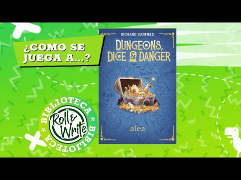 Como se Juega a Dungeons, Dice & Danger en castellano (Juego de Mesa Roll & Write)